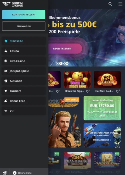 Strukturiert Buran Casino<